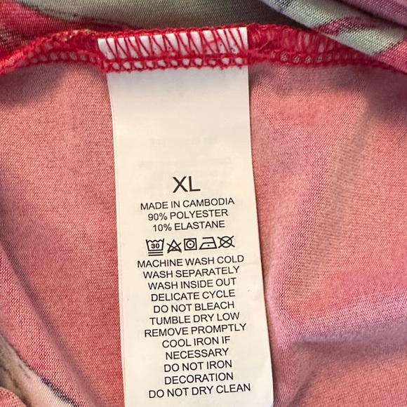 Kate Spade Winter Red Pajamas Button up Top and Bottom Buttery Soft - Picture 8 of 11